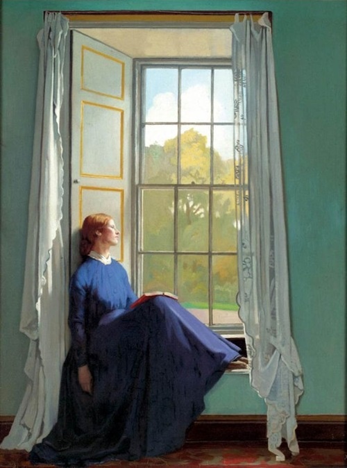 Revery—The Window Seat by William Orpen, 1901
