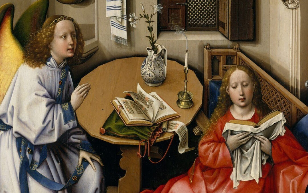 Detail of Annunciation Triptych