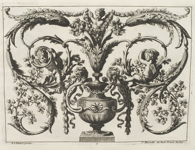 lepautre elaborate 17th century ornamental design