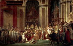 Napoleon crowns Josephine.
